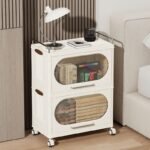 Multi-functiona with Drawers Flexible Plastic Rack - Image 2