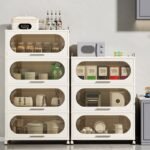 Multi-functiona with Drawers Flexible Plastic Rack - Image 6